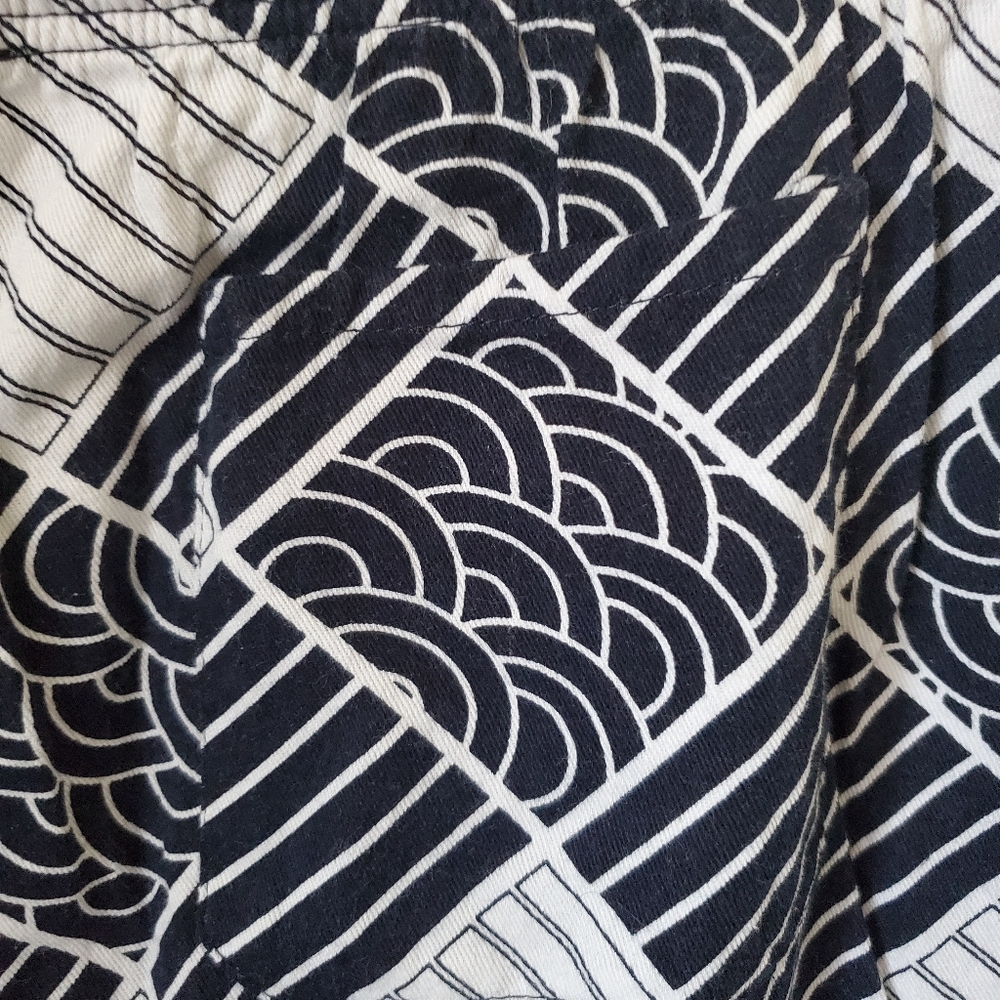 Navy Blue and White Pajamas Medium - Picture 8 of 17